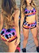 Women's Tropical Beach Sunset Theme Swimwear